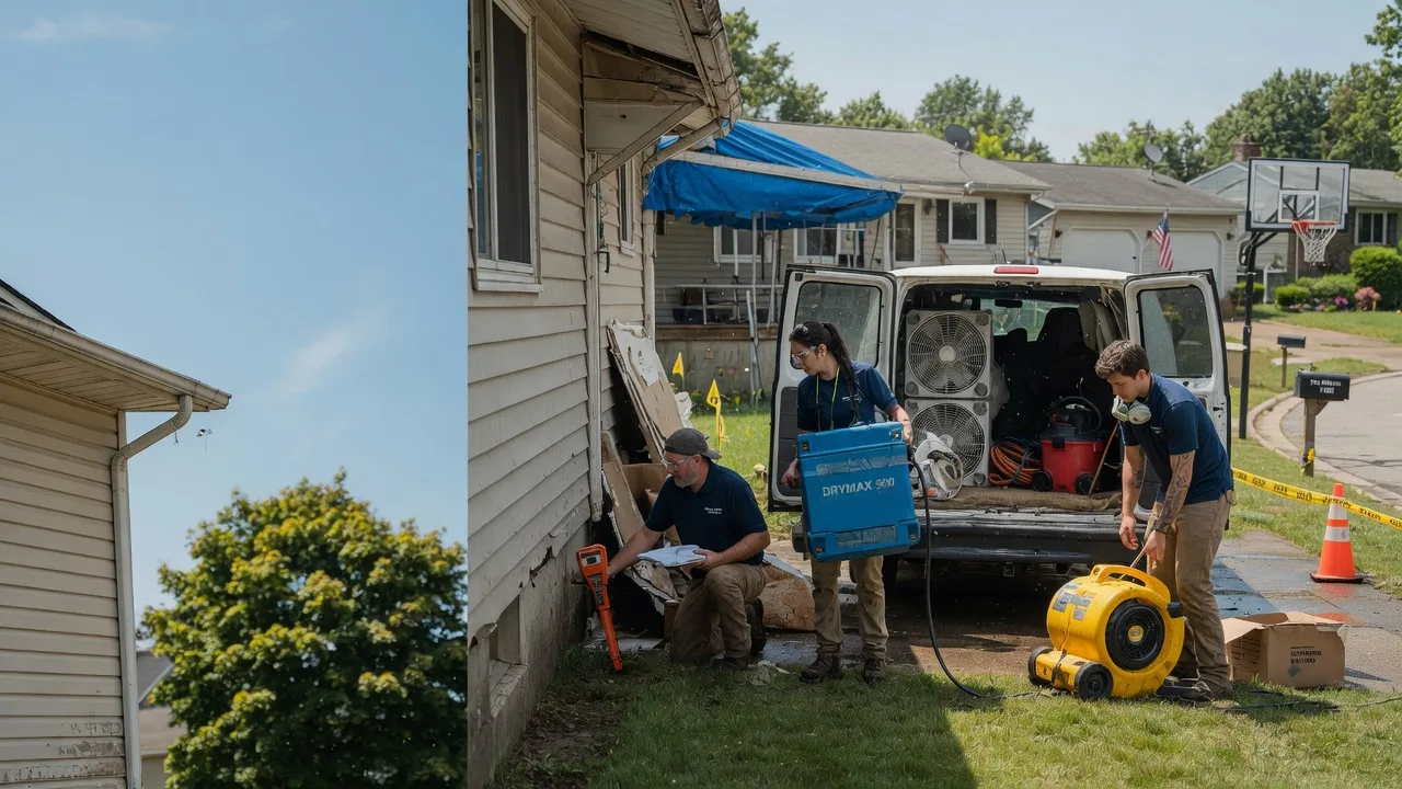 Ceiling Leak Cleanup in Saginaw, MN near me